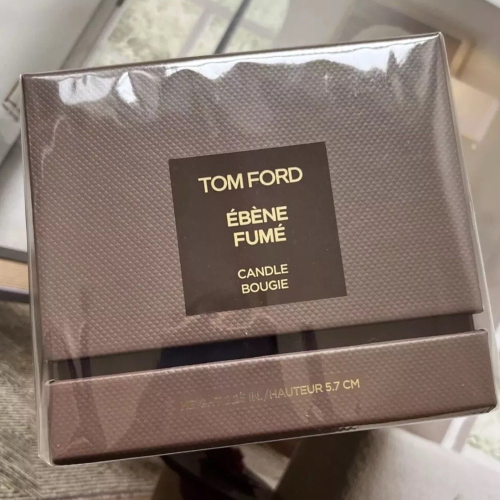 Ebene Fume Candle Bougie By Tom Ford Height 2.25 In / 5.7 cm sealed